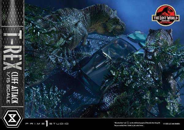 Prime 1 Studio Legacy Museum Collection The Lost World: Jurassic Park (Film) T-Rex Cliff Attack 1/15 scale Bonus Version | 4582647121011