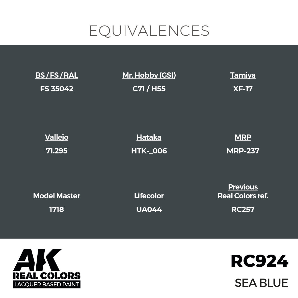 AK Interactive Real Colors Sea Blue 17 ml. | 8435568336773