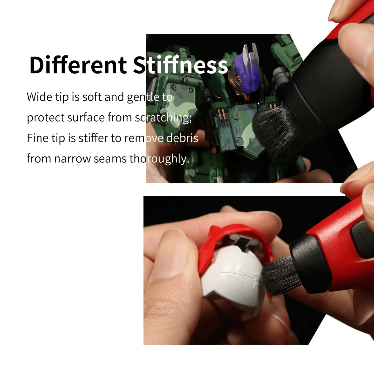 Dspiae Retractable Dust Brush Double Head | 6970845564880