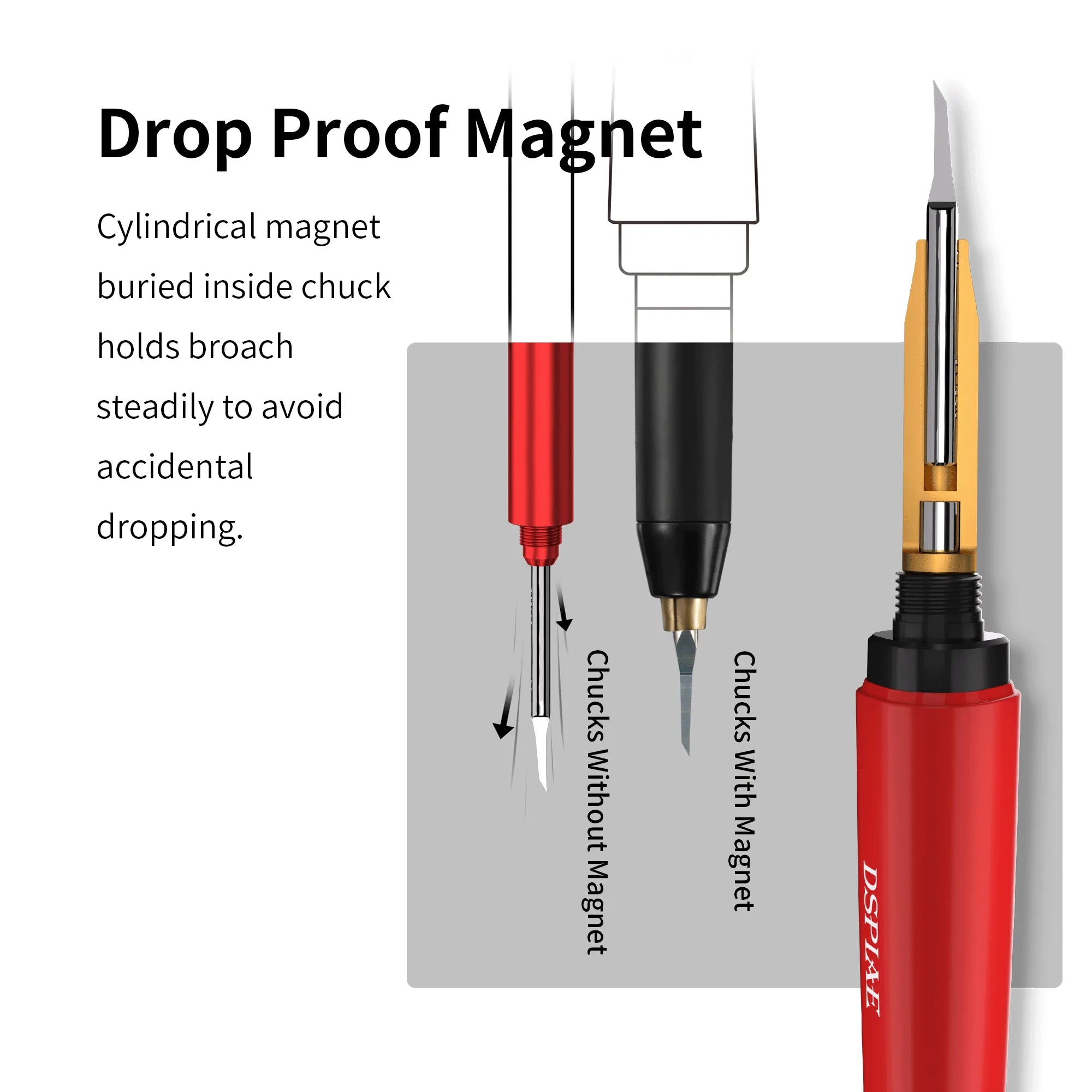 Dspiae XPB-10 Dawning Tungsten Steel Push Broach 1.0mm | 6970845560721