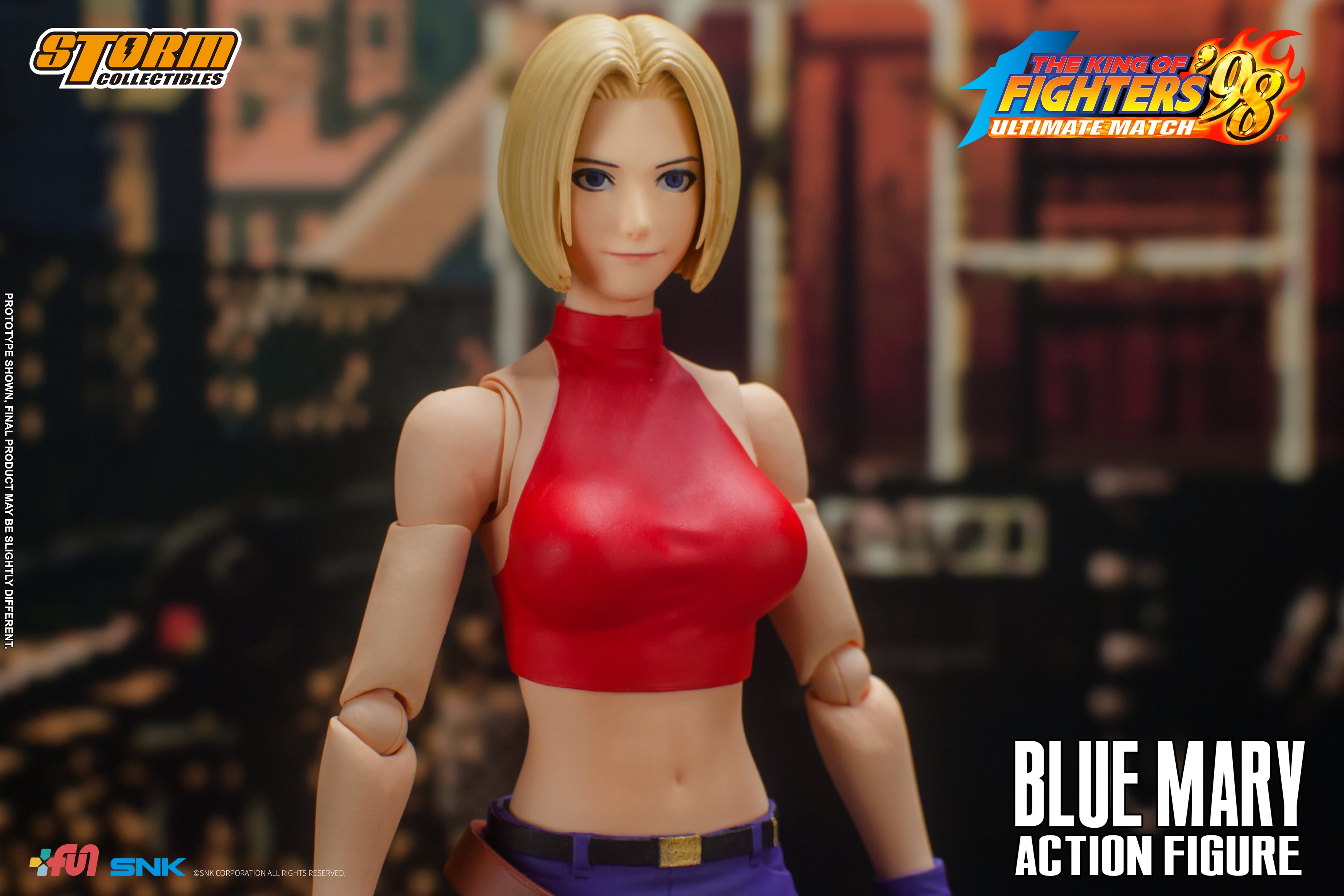 Storm Collectibles 1/12 Action Figure Blue Mary "King of Fighters '98" | 4897072872187