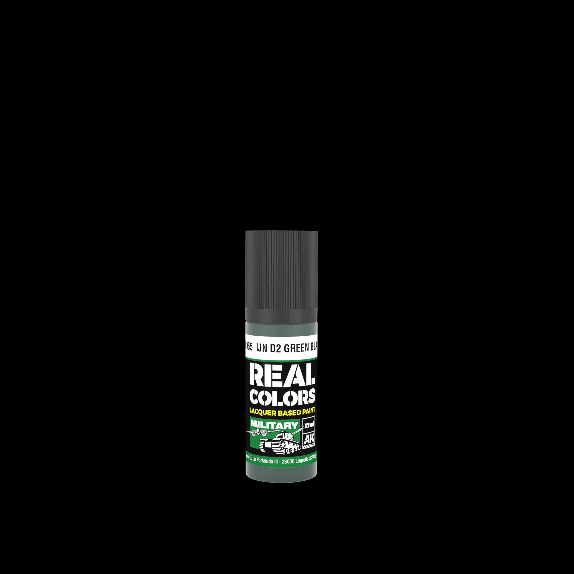 AK Interactive Real Colors IJN D2 Green Black 17 ml. | 8435568337084
