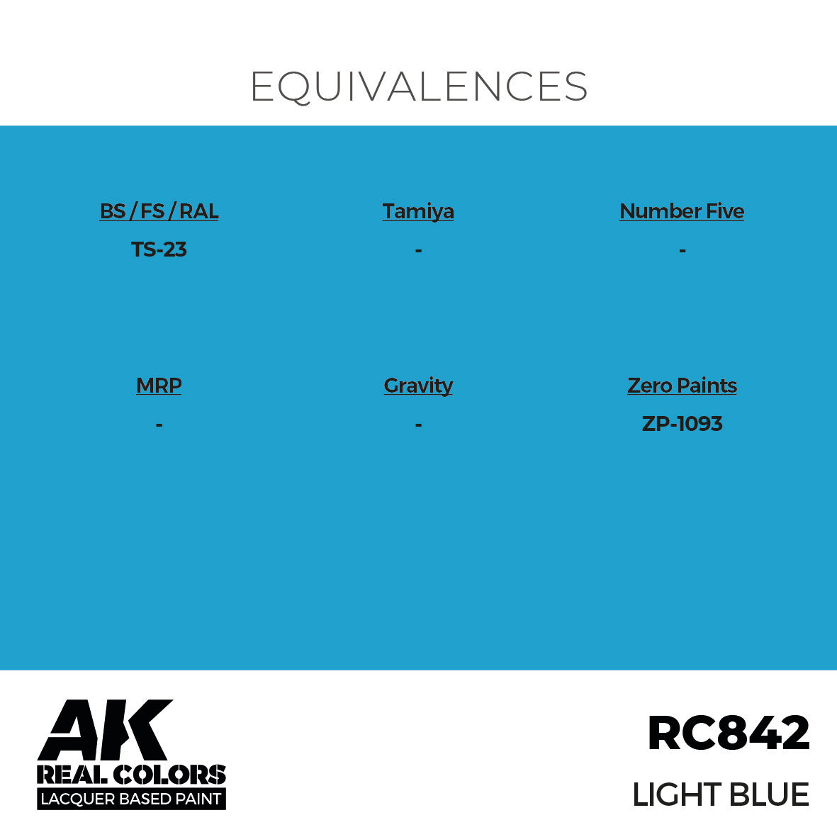 AK Interactive Real Colors Light Blue 17 ml. | 8435568335950