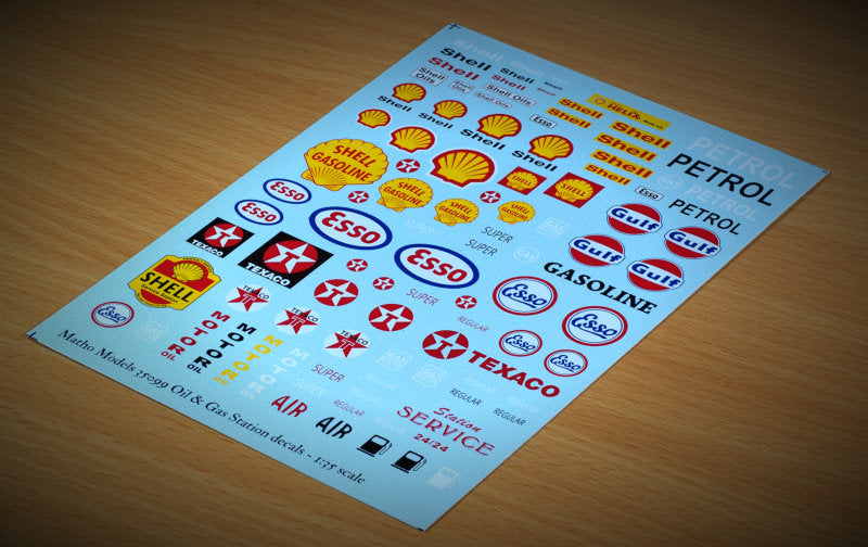 Matho 1/35 Oil & Gas Station decals