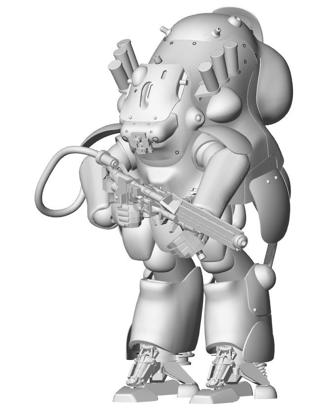 Hasegawa 1/20 Robot Battle V(Five) Maschinen Krieger Space Type MK44 Ausf.G Ghost Knight