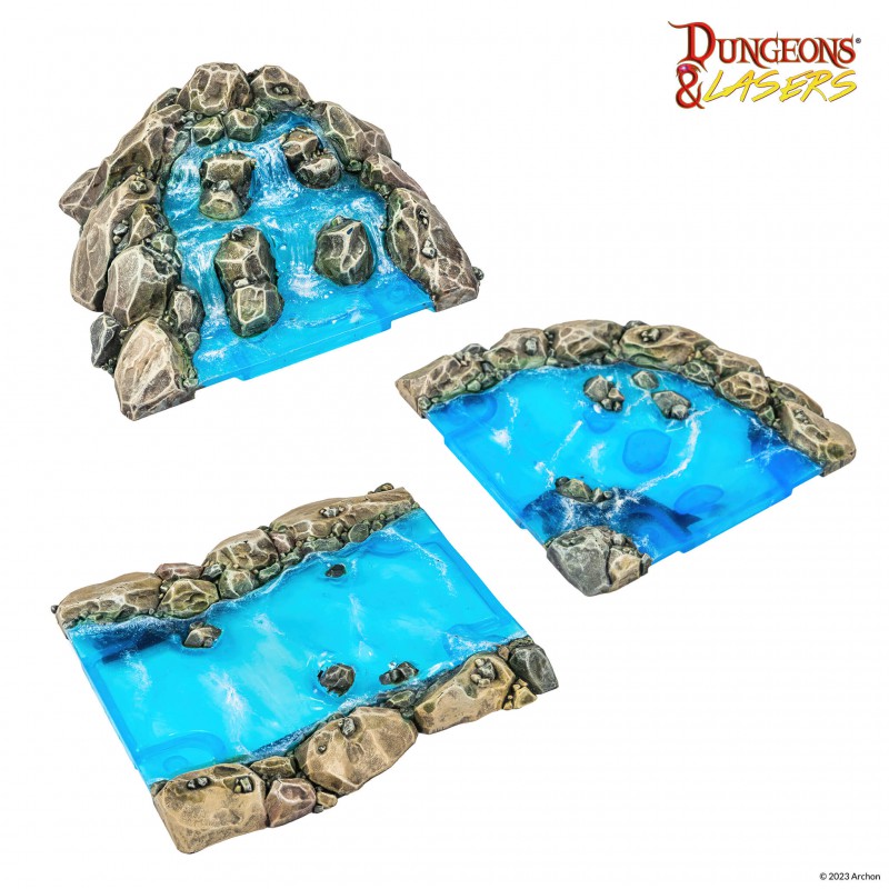 Archon Studio Dungeons and Lasers: Modular River (D&L: Expansion Sets) | 5901414674168