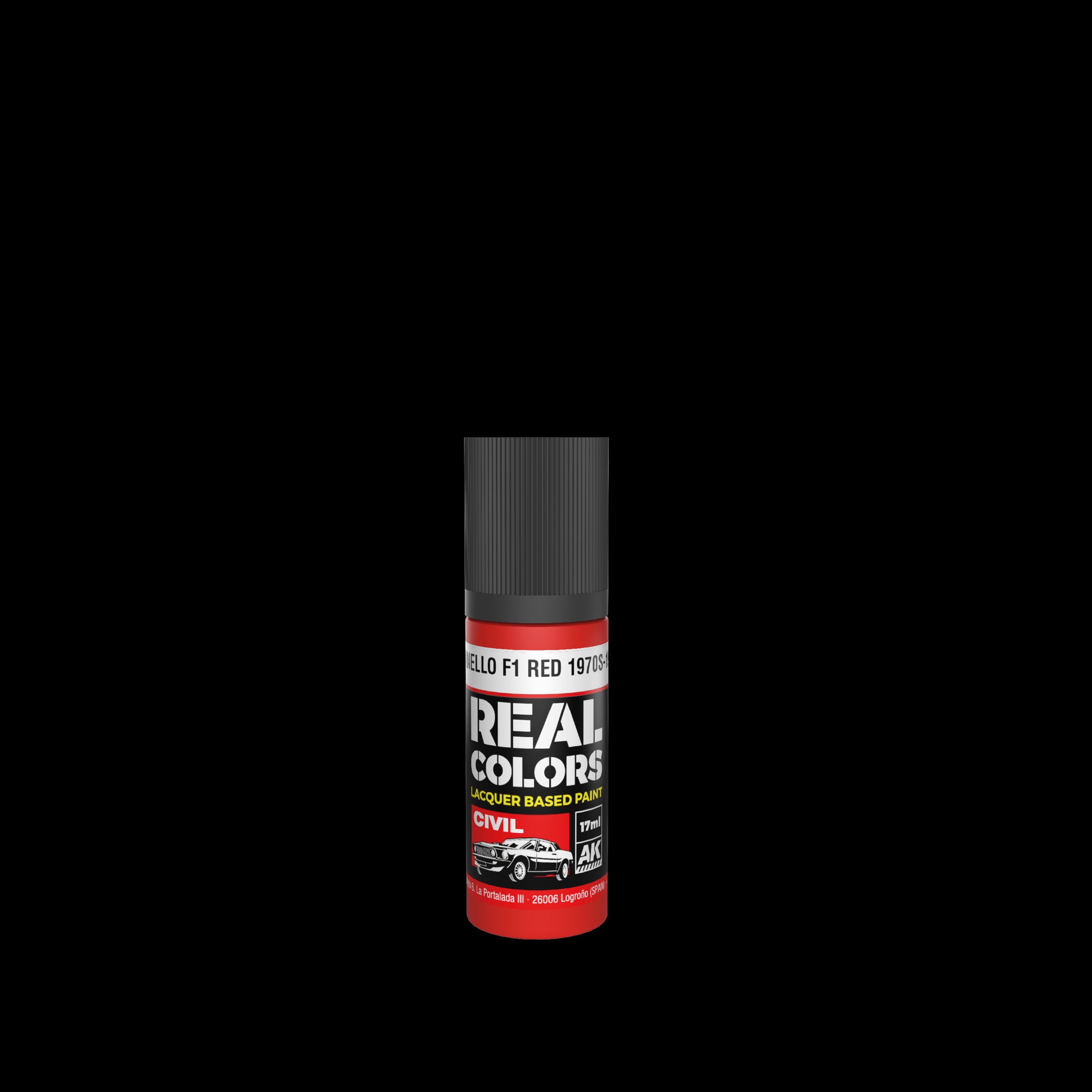 AK Interactive Real Colors Maranello F1 Red 1970s-1980s 17 ml. | 8435568335868