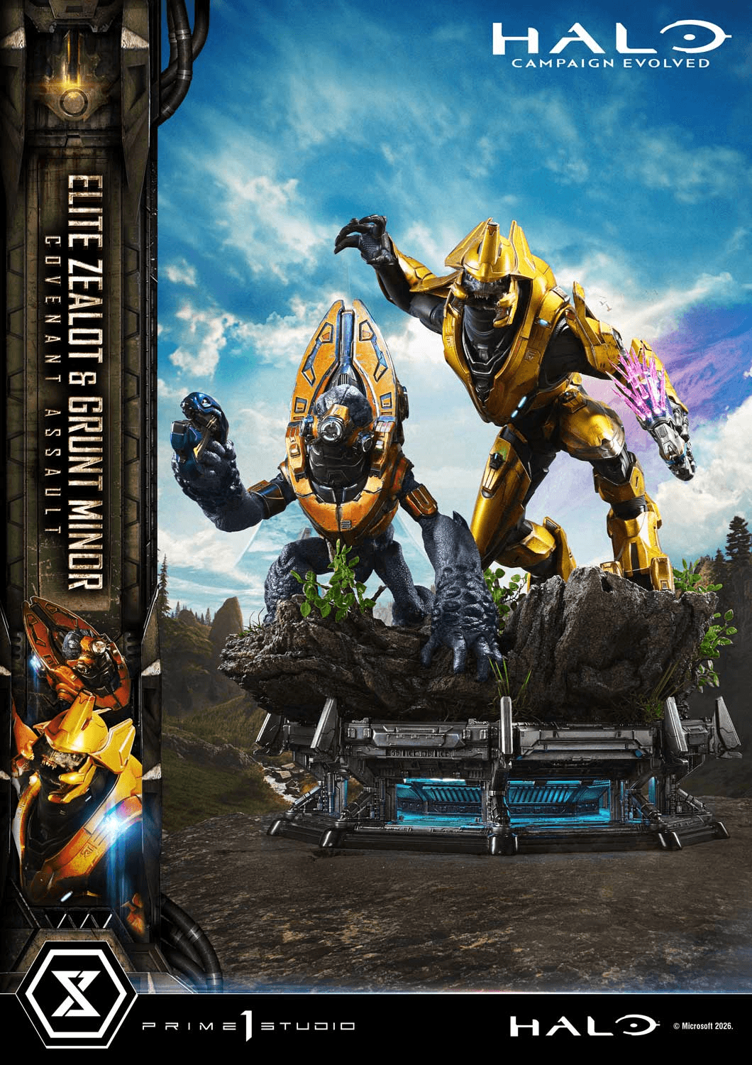 Ultimate Premium Masterline Halo: Campaign Evolved Elite Zealot & Grunt Minor: Covenant Assault Bonus Version