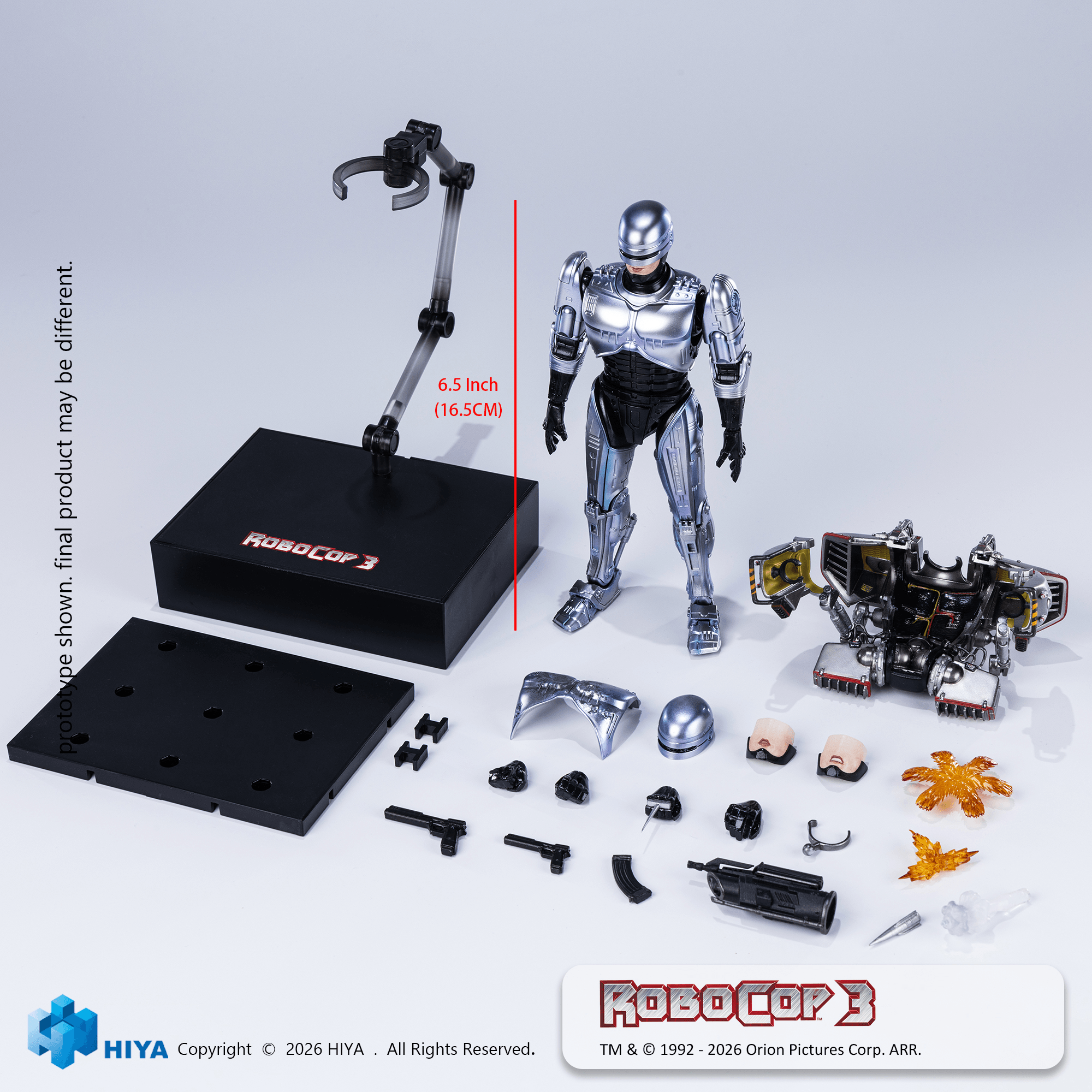 HIYA Exquisite Super Series 112 Scale 6.5 Inch RoboCop 3 RoboCop Action Figure | 6957534205606