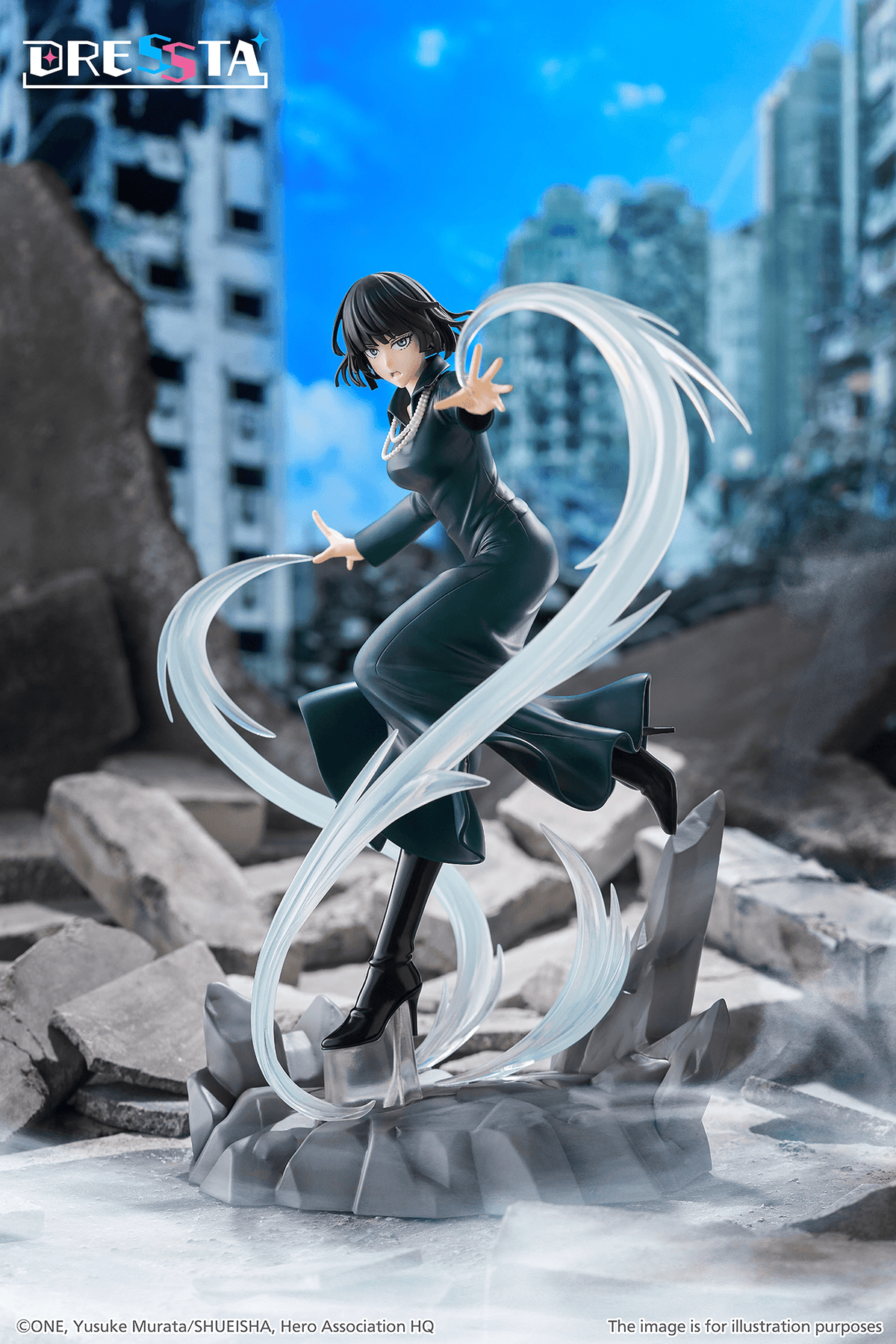 One-Punch Man DRESSTA Statue Figure - Hellish Blizzard