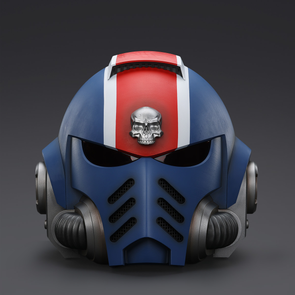 JOYTOY Ultramarines Lieutenant Titus' MKX Helmet