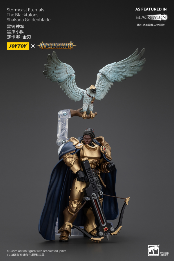 JOYTOY Stormcast Eternals The Blacktalons Shakana Goldenblade | 6927054400911