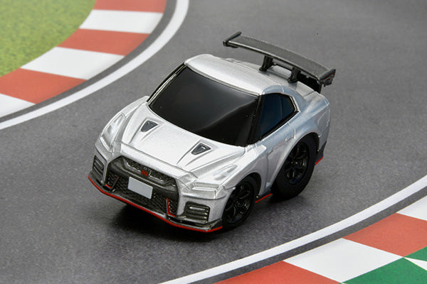 TomyTec Choro Q QS-05B Nissan Gt-R Nid7:D27Smo Nismo N Attack Package Silver | 4543736328506