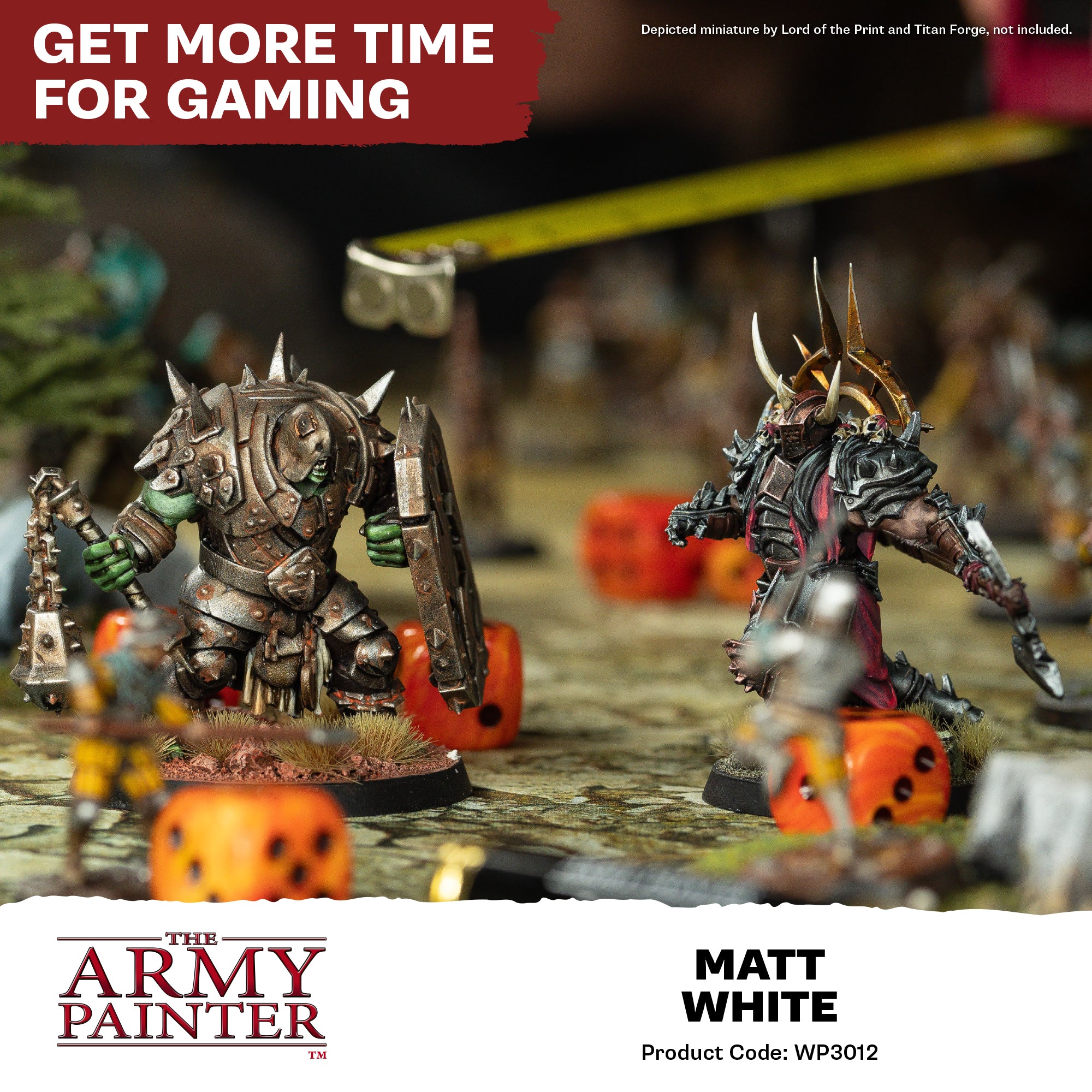 Army Painter Warpaints Fanatic Acrylic, Matt White