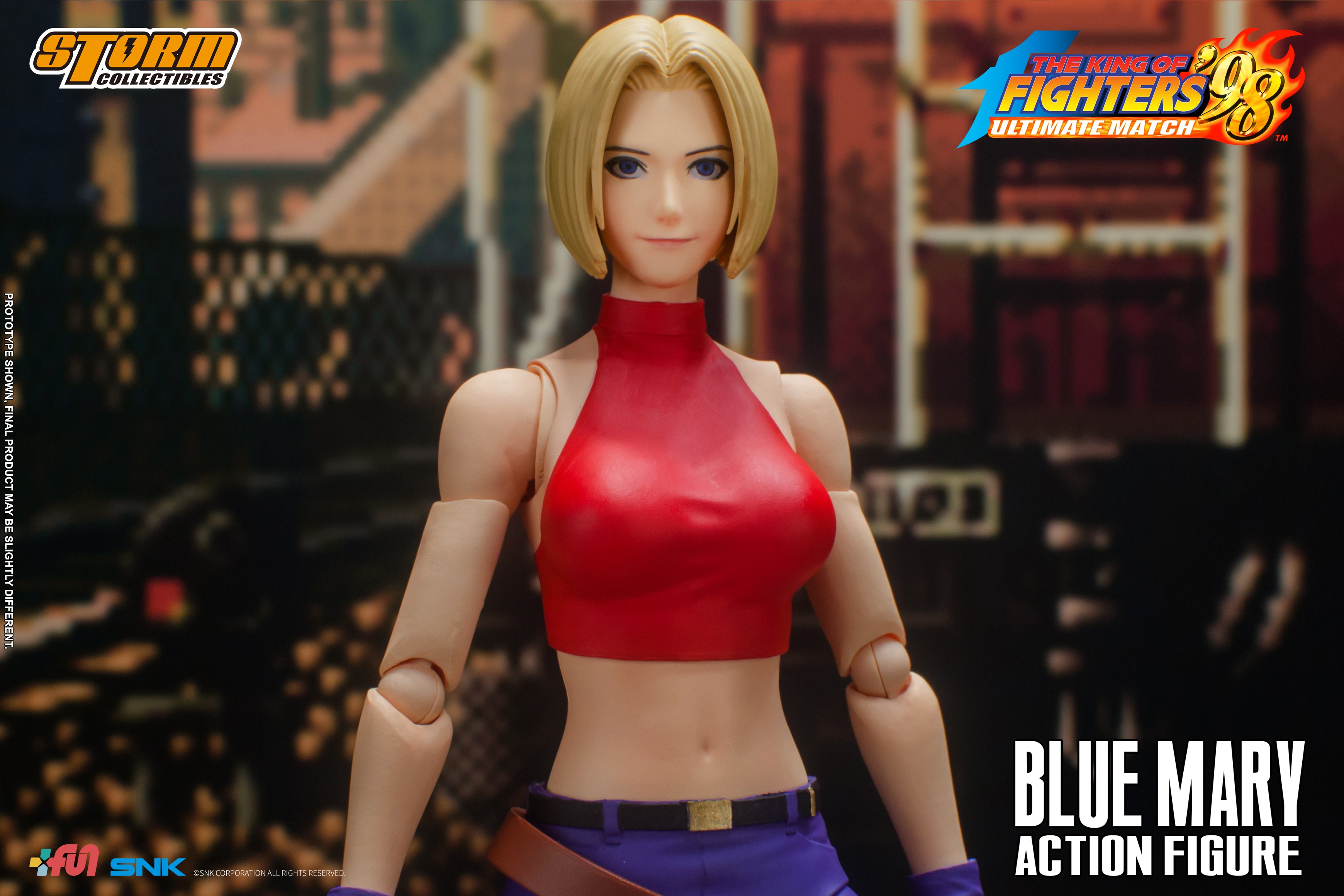 Storm Collectibles 1/12 Action Figure Blue Mary "King of Fighters '98" | 4897072872187