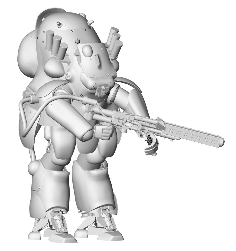 Hasegawa 1/20 Robot Battle V(Five) Maschinen Krieger Space Type MK44 Ausf.G Ghost Knight