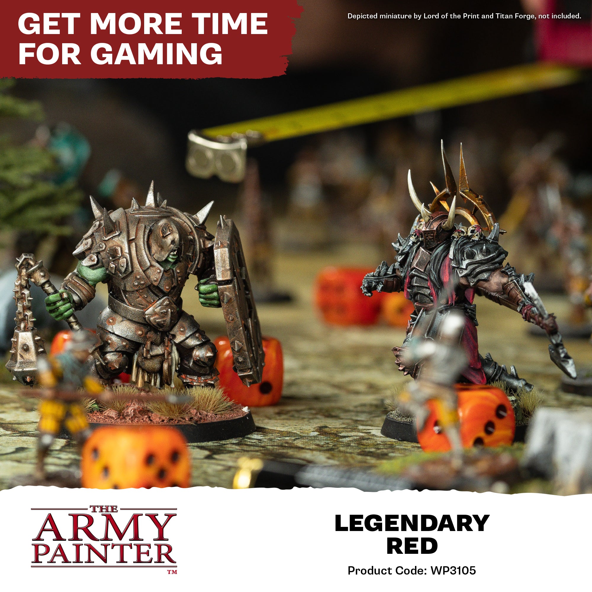 Army Painter Warpaints Fanatic Acrylic, Legendary Red | 5713799310506