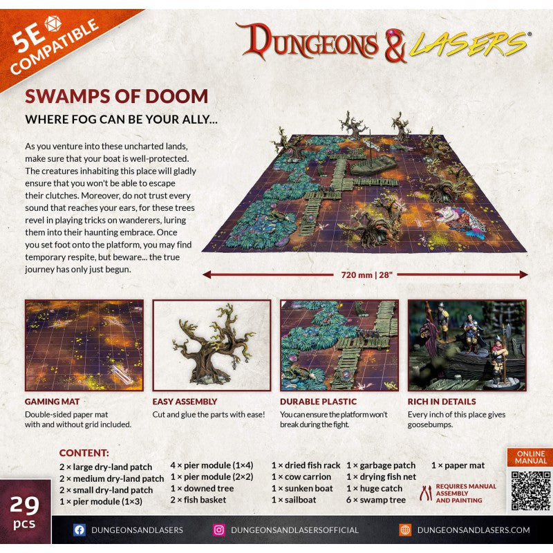 Archon Studio Dungeons and Lasers: Swamps of Doom (D&L Starter Sets) | 5901414674687