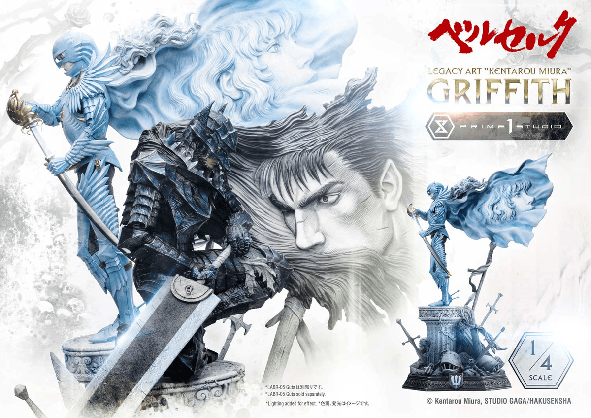 Legacy Art "Kentarou Miura" Berserk Griffith 1/4 Scale Bonus Version