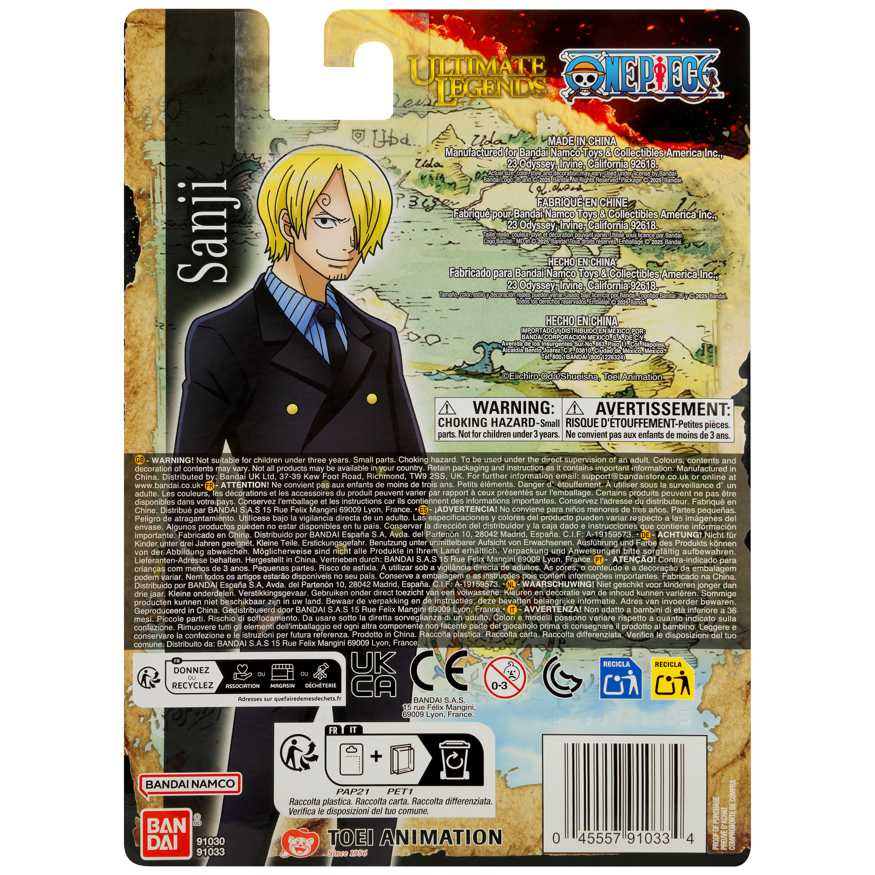 Ultimate Legends - ONE PIECE - Sanji | 0045557910334
