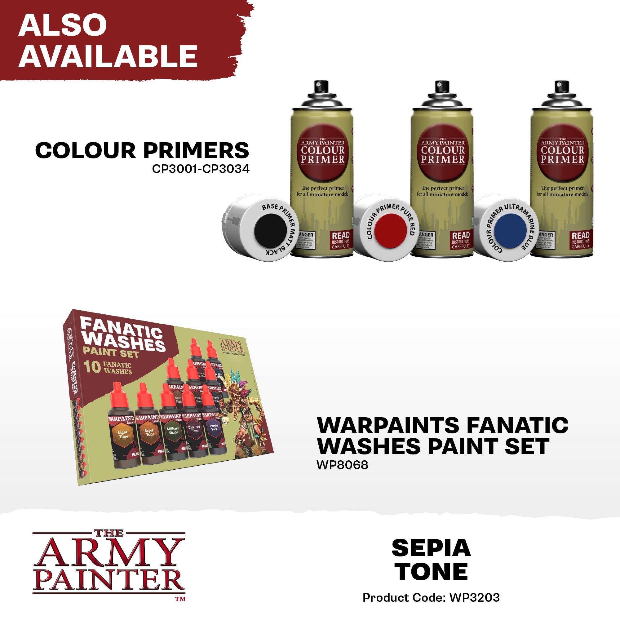 Army Painter Warpaints Fanatic Wash, Sepia Tone | 5713799320307