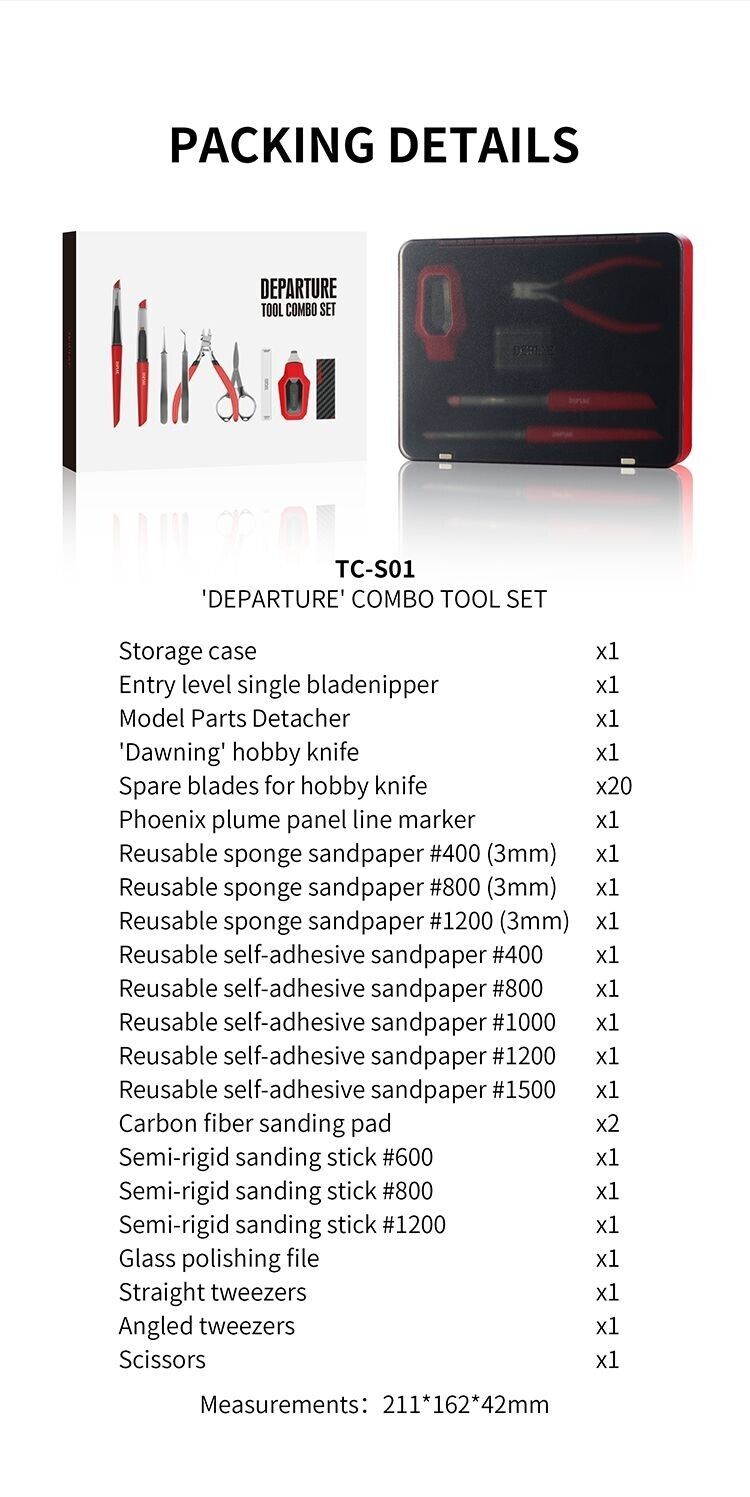 Dspiae TC-S01 "Departure" Tool Combo Set | 6970845564354