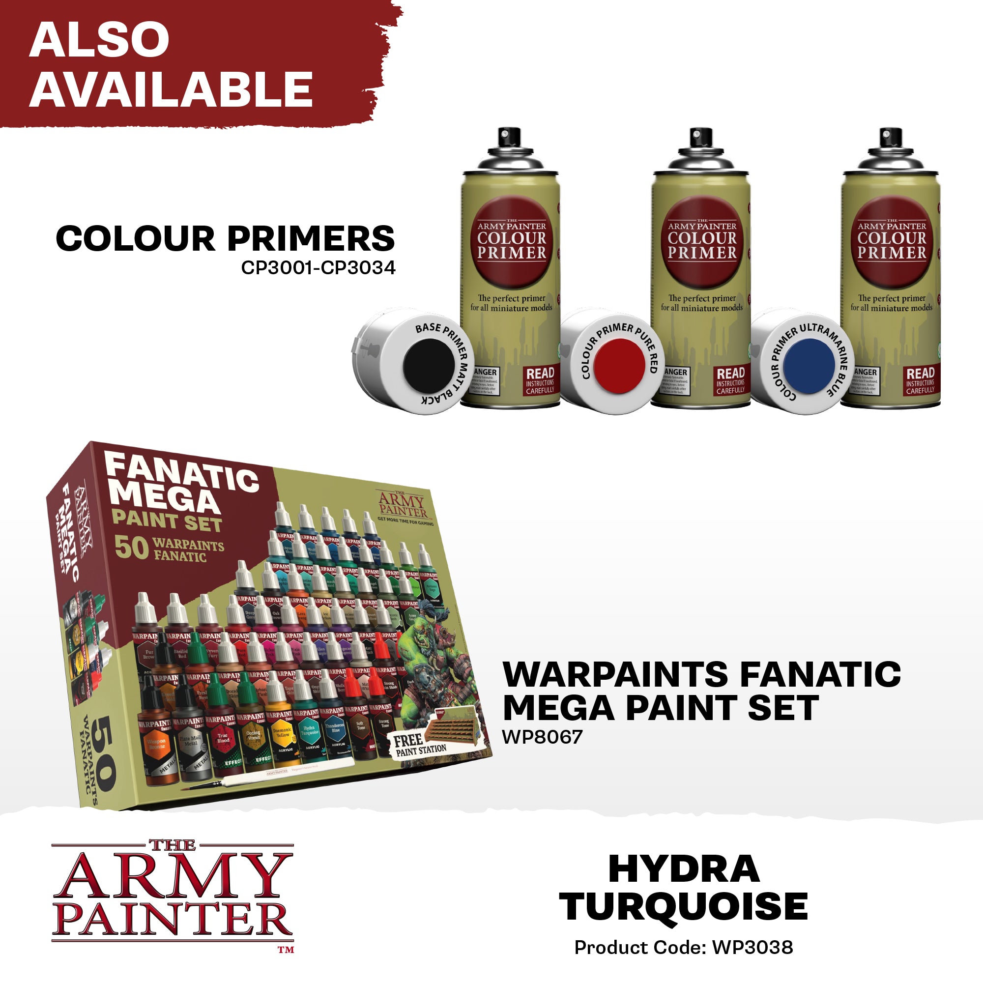 Army Painter Warpaints Fanatic Acrylic, Hydra Turquoise | 5713799303805