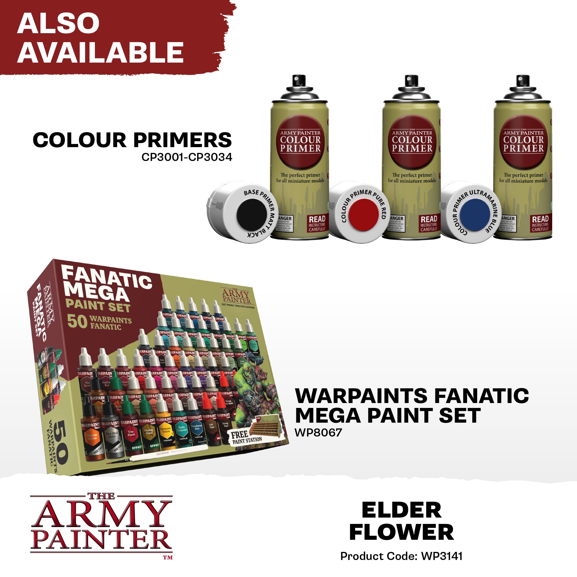 Army Painter Warpaints Fanatic Acrylic, Elder Flower | 5713799314108