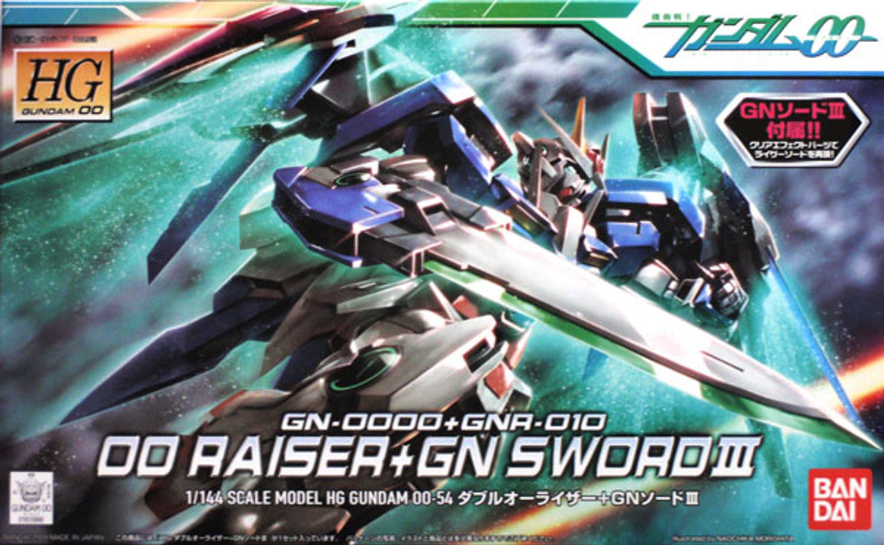HG 1/144 #54 OO Raiser + GN Sword | 4573102573834