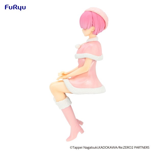 FURYU Corporation Re:ZERO -Starting Life in Another World- Noodle Stopper Figure -Ram Snow Princess Pearl Color ver.-(4582655071155)(4582655071155)