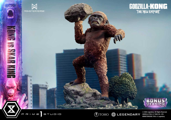Prime 1 Studio Ultimate Diorama Masterline Godzilla x Kong: The New Empire (Film) Kong vs Skar King Bonus Version | 4582647121707