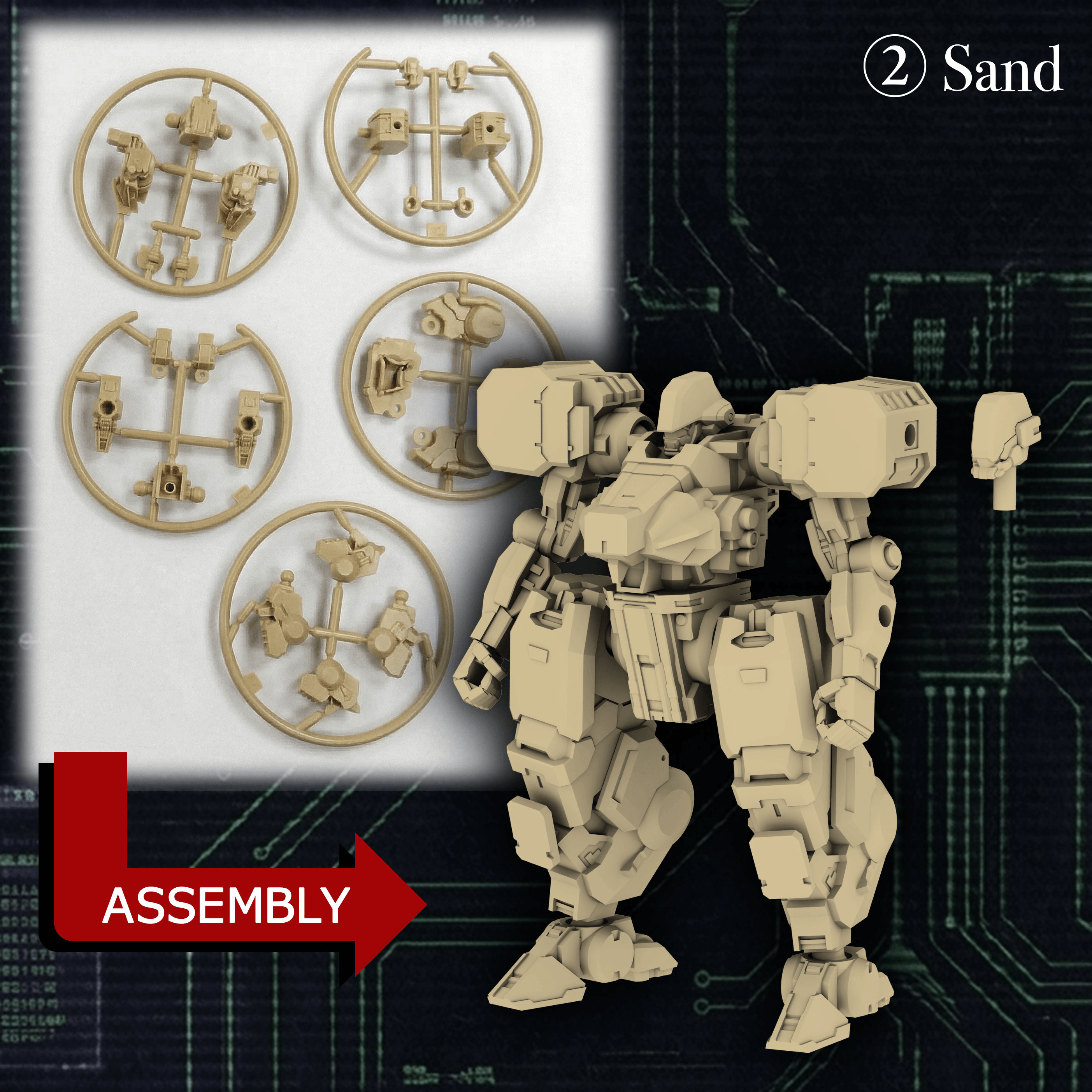 KIKOU SENSEN 1/100th Scale Plastic Model Kit Wave 1 (1 set of 6 pcs) | 4595430617196