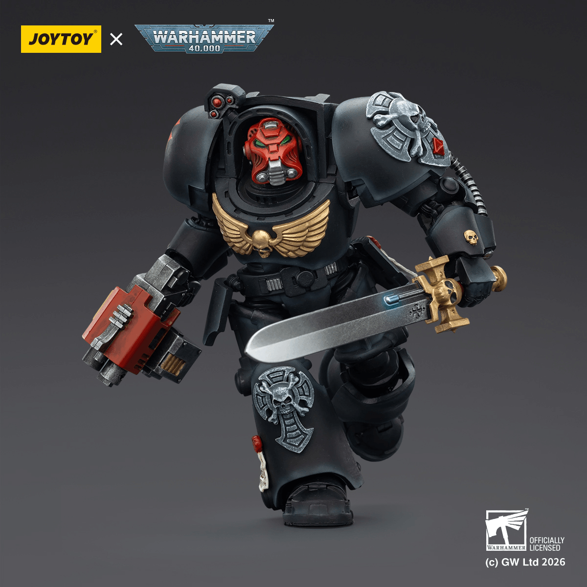 Black Templars Terminator 1 with Power Sword and Storm Bolter | 6927054403097