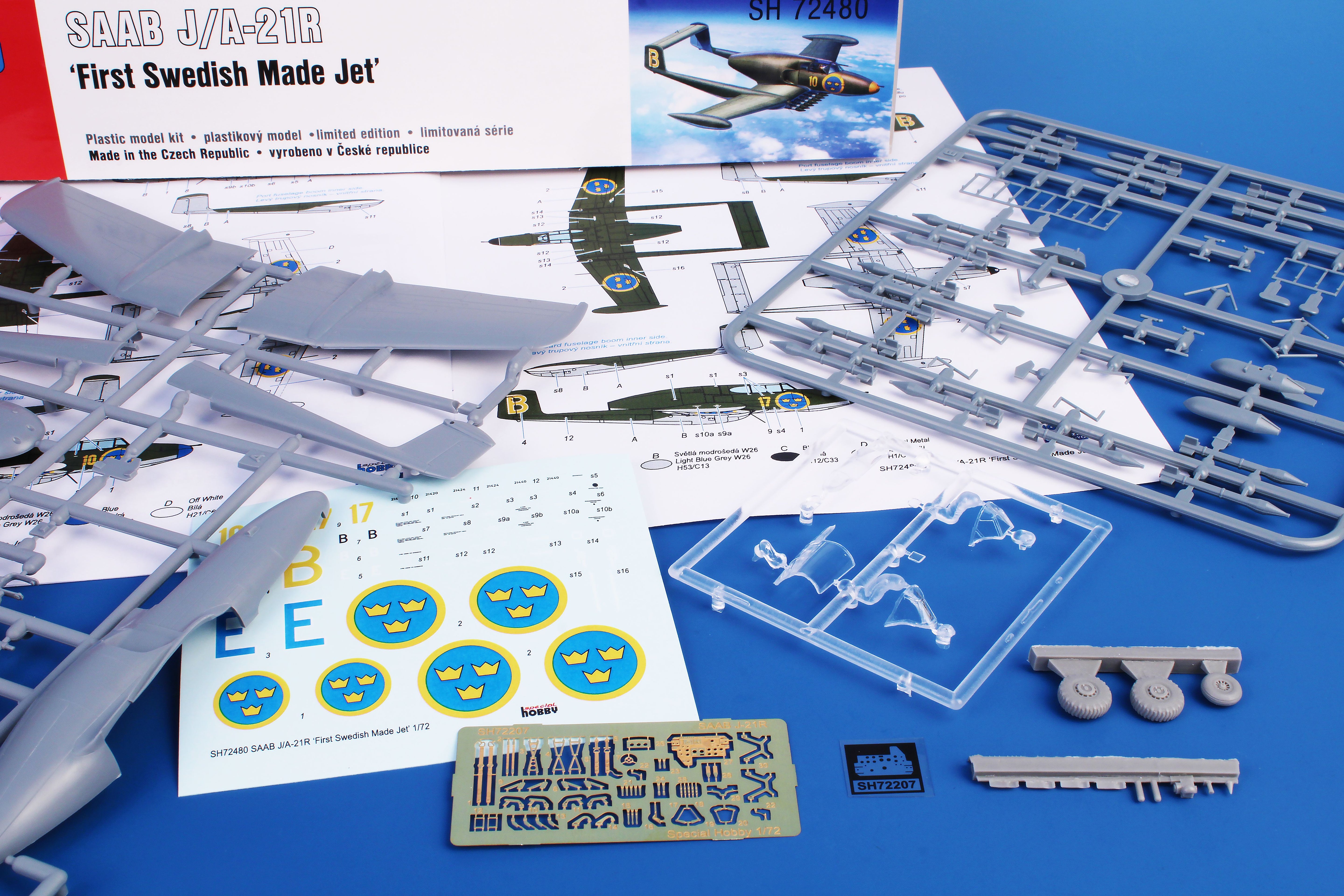 Special Hobby 1/72 SAAB J/A-21R ‘First Swedish Made Jet’