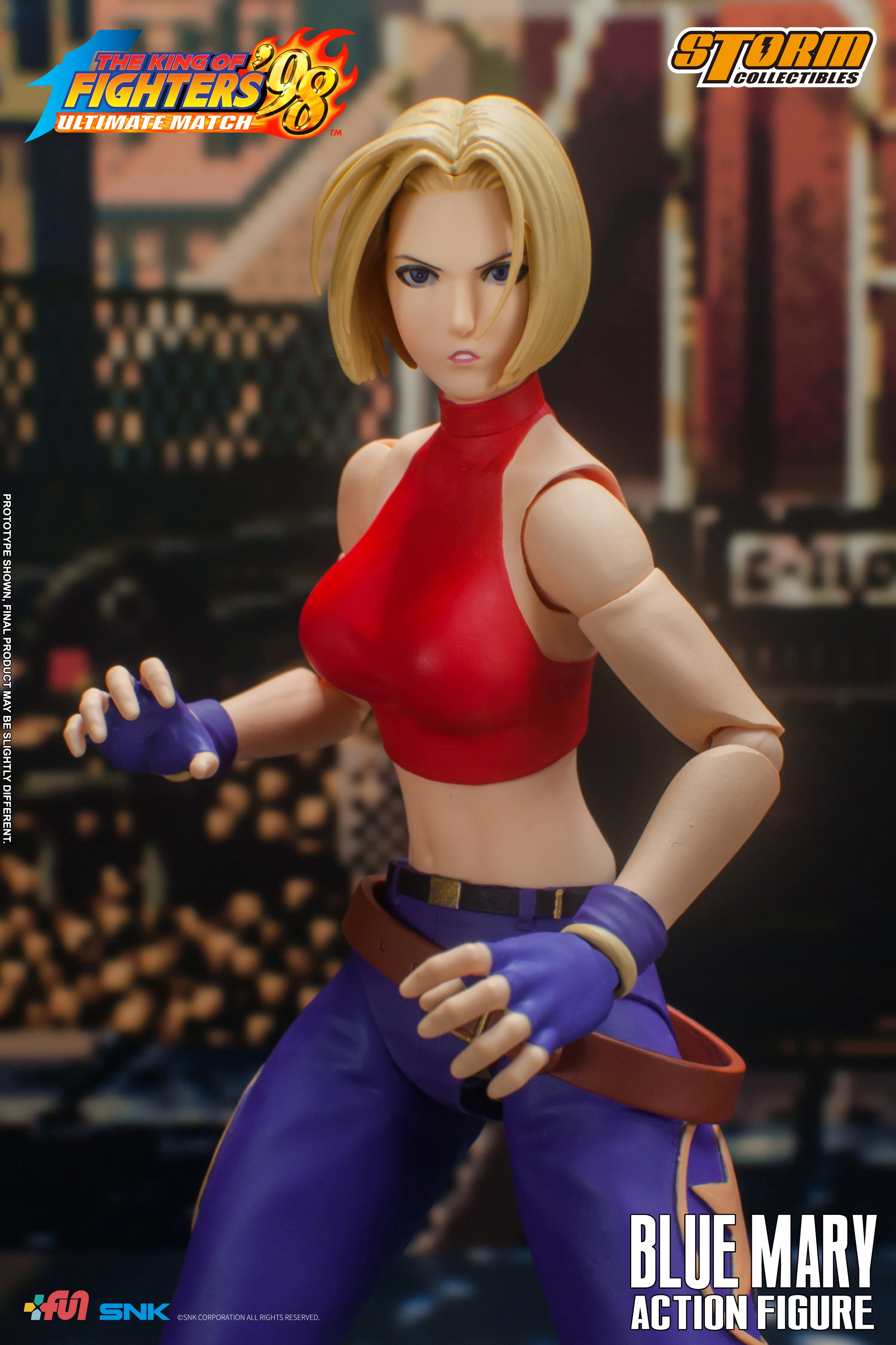 Storm Collectibles 1/12 Action Figure Blue Mary "King of Fighters '98" | 4897072872187