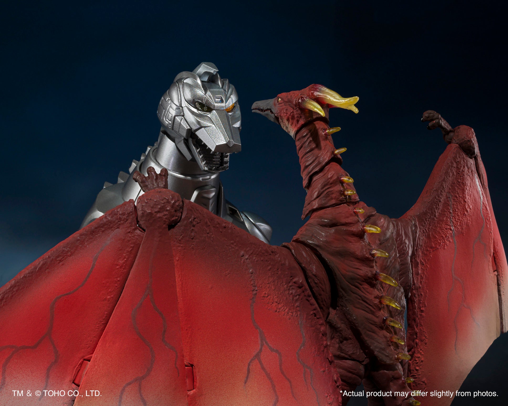 BANDAI Tamashii Mechagodzilla & Garuda & Fire Rodan Makuhari Decisive Battle Ver. "Godzilla vs. Mechagodzilla", Bandai Spirits S.H.MonsterArts | 4573102657602