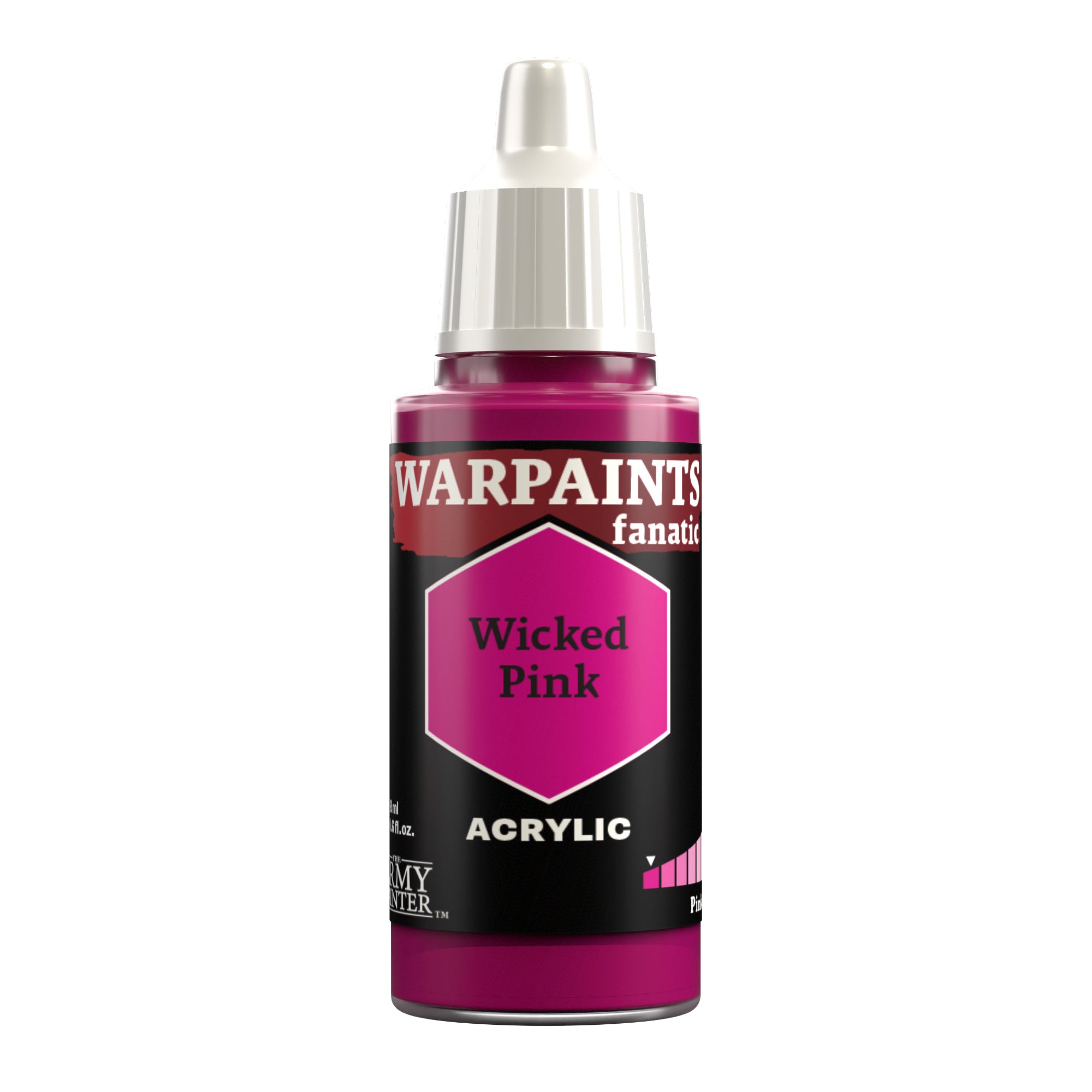Army Painter Warpaints Fanatic Acrylic, Raging Rose | 5713799312005