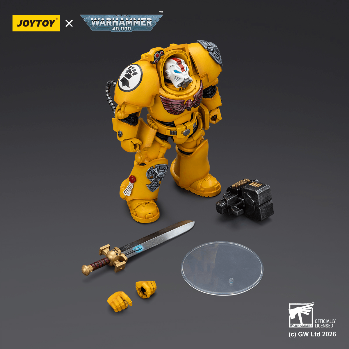 Imperial Fists Terminator 1 with Power Sword and Storm Bolter | 6927054403158