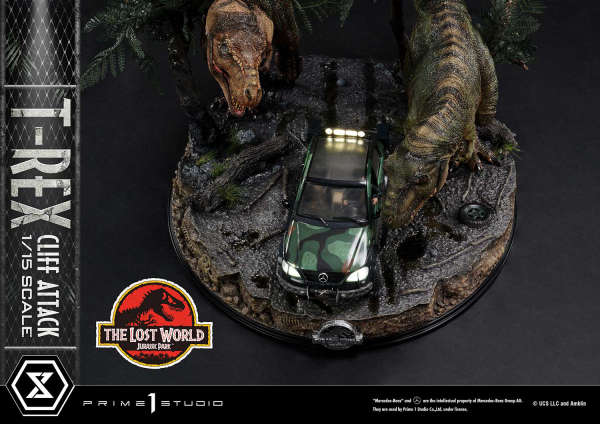 Prime 1 Studio Legacy Museum Collection The Lost World: Jurassic Park (Film) T-Rex Cliff Attack 1/15 scale Bonus Version | 4582647121011