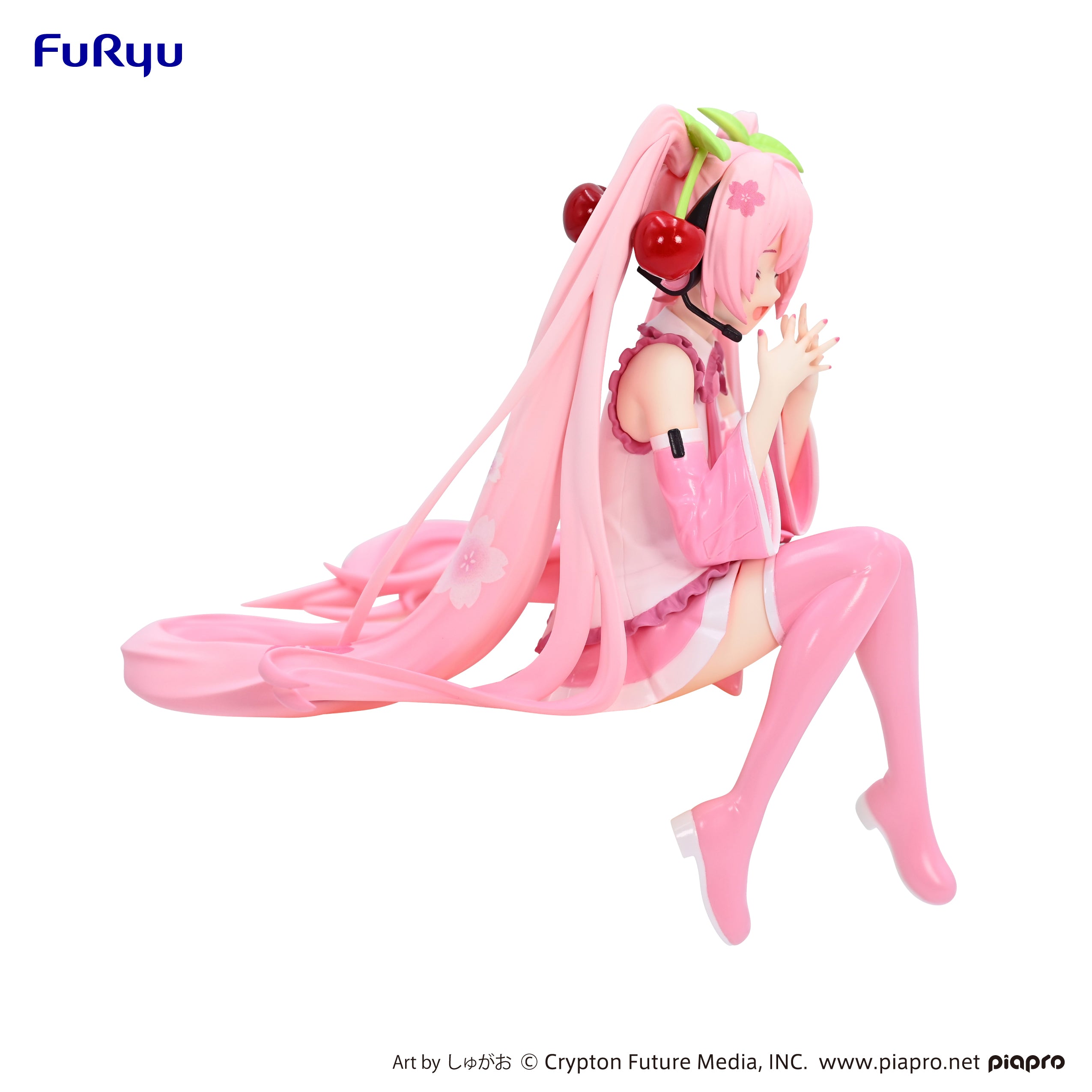 FURYU Corporation Hatsune Miku Noodle Stopper Figure -Sakura Miku 2023 Smile ver.- | 4582655073692