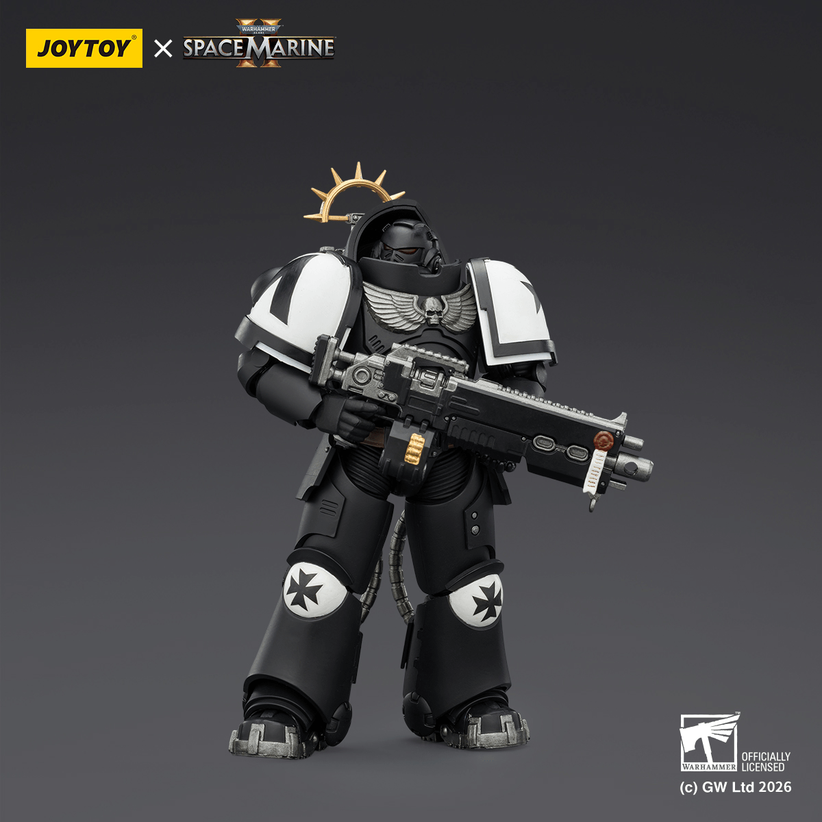 Game Edition Black Templars Heavy Intercessor with Heavy Bolt Rifle and Bolt Pistol | 6927054403721