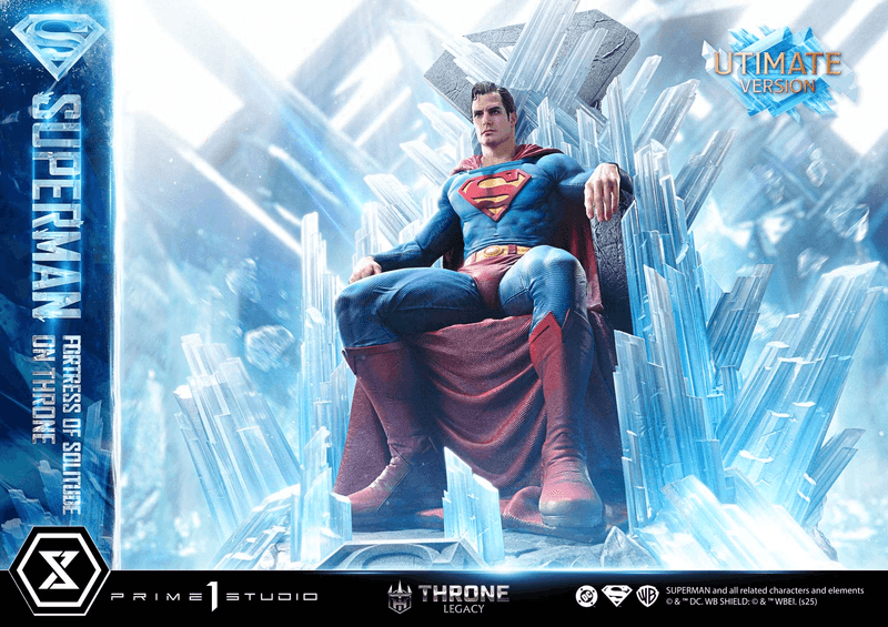 Prime 1 Studio Throne Legacy Superman (Comics) Superman Fortress of Solitude on Throne (Design by Gabriele Dell'Otto) Ultimate Bonus Version | 4582647122162
