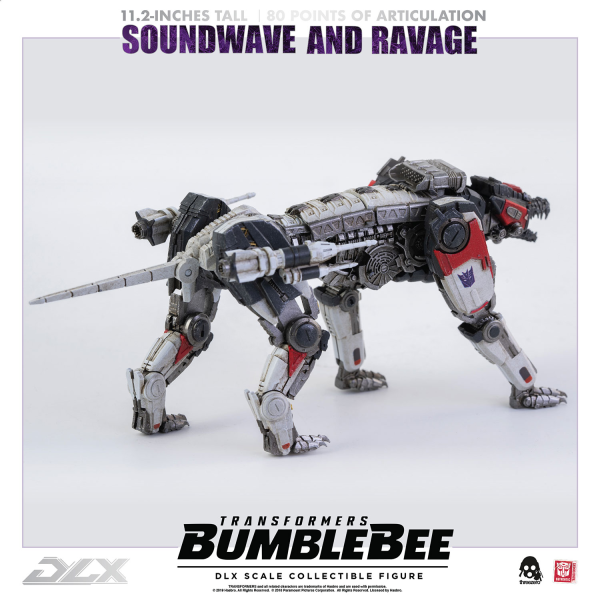 Three Zero Transformers: Bumblebee - DLX Soundwave and Ravage | 4897056202627