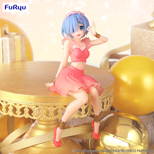Re:ZERO -Starting Life in Another World- Noodle Stopper Figure -Rem Twinkle Party Another Color ver.- | 4582782364205
