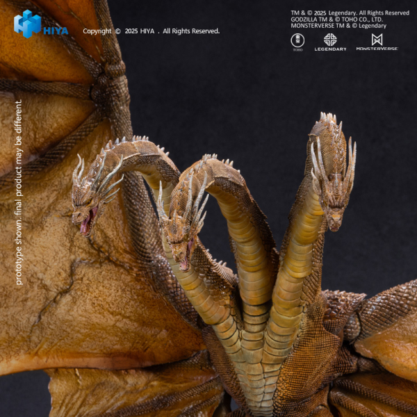 HIYA TOYS Exquisite Basic Series None Scale 10 Inch Godzilla King of the Monsters King Ghidorah 2.0 | 6957534205088