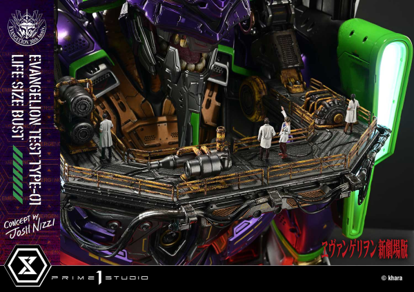 Prime 1 Studio Life Size Bust Evangelion Test Type-01 (Concept By Josh Nizzi) Bonus Version | 4582647121820