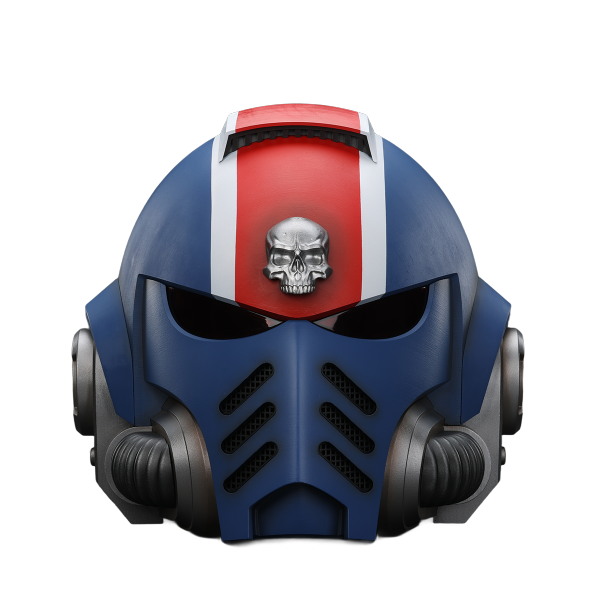 JOYTOY Ultramarines Lieutenant Titus' MKX Helmet | 6927054401741