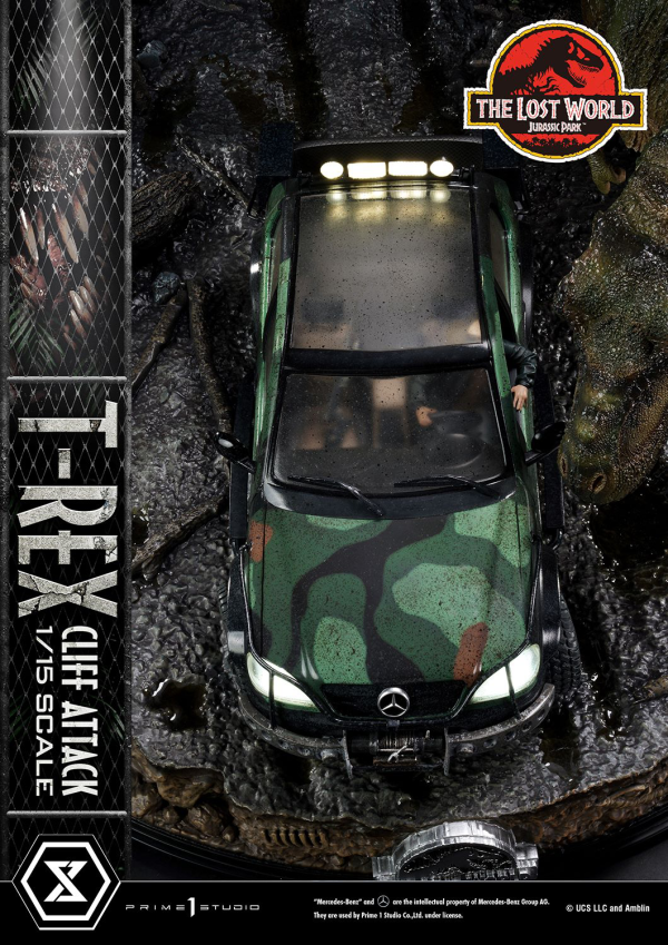 Prime 1 Studio Legacy Museum Collection The Lost World: Jurassic Park (Film) T-Rex Cliff Attack 1/15 scale Bonus Version | 4582647121011