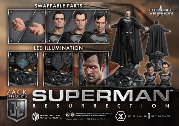 Prime 1 Studio Real Elite Masterline Justice League (Film) Superman "Resurrection" Zack Snyder's Justice League DX Bonus Version | 4582647120953