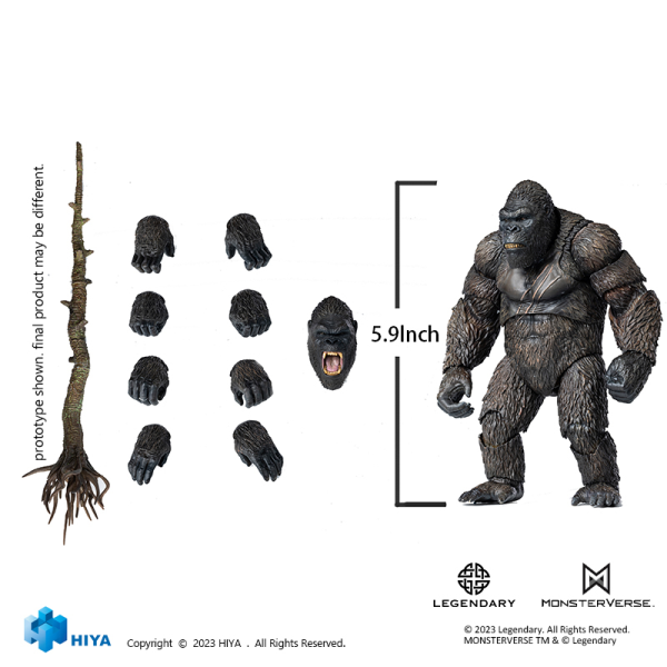 HIYA Toys Exquisite Basic Series None Scale Kong Skull Island Kong